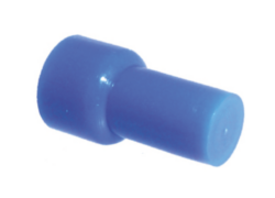 SM TE02 64-155 END BLUE - SM TE02 64-155 END BLUE  End connector isolated blue 1,5-2,5mm2 PA -55+155C